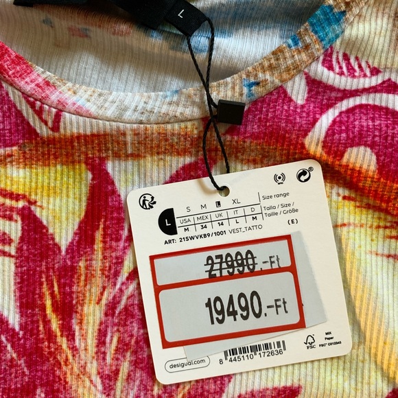 NWT Desigual Short T-Shirt Dress - Picture 3 of 7